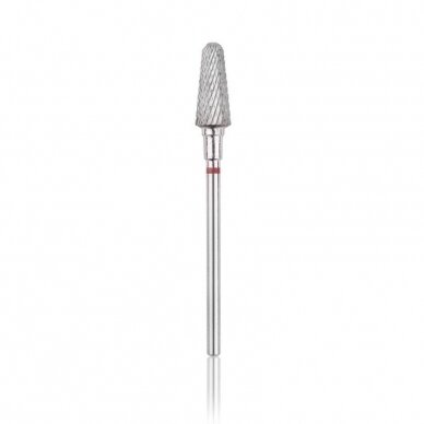 Kietmetalio frezos antgalis ROUNDED CONE RED Kietmetalio frezos antgalis ROUNDED CONE RED