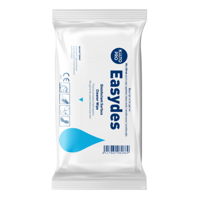 KIILTO PRO EASYDES dezinfekuojančios paviršiaus servetėlės, 30 vnt. KIILTO PRO EASYDES dezinfekuojančios paviršiaus servetėlės, 30 vnt.