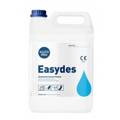 KIILTO PRO EASYDES valymo dezinfekcinė priemonė, 5L KIILTO PRO EASYDES valymo dezinfekcinė priemonė, 5L