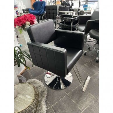 Profesionali kirpyklos kėdė HAIR SYSTEM HS33, juodos spalvos 6 Profesionali kirpyklos kėdė HAIR SYSTEM HS33, juodos spalvos 6