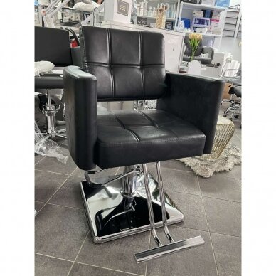 Profesionali kirpyklos kėdė HAIR SYSTEM SM344, juodos spalvos 5 Profesionali kirpyklos kėdė HAIR SYSTEM SM344, juodos spalvos 5