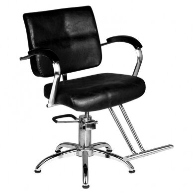 Profesionali kirpyklos kėdė HAIR SYSTEM SM361, juodos spalvos Profesionali kirpyklos kėdė HAIR SYSTEM SM361, juodos spalvos