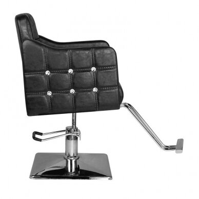 Profesionali kirpyklos kėdė HAIR SYSTEM SM362, juodos spalvos 2 Profesionali kirpyklos kėdė HAIR SYSTEM SM362, juodos spalvos 2