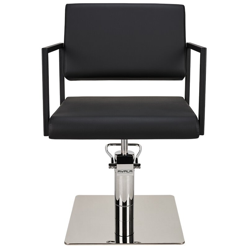Profesionali kirpyklos kėdė BLACK LOFT CHROME SQUARE 1 Profesionali kirpyklos kėdė BLACK LOFT CHROME SQUARE 1