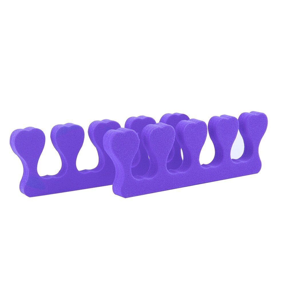 Kojų pirštų skirtukai pedikiūro procedūroms (1 pora) VIOLET 1 Kojų pirštų skirtukai pedikiūro procedūroms (1 pora) VIOLET 1