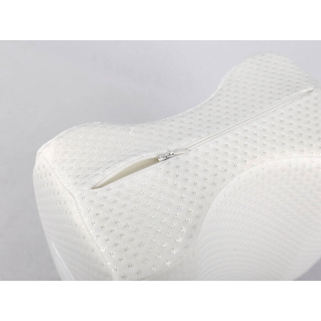 Kojas skirianti pagalvė miego metu, skirta naudoti tarp kojų, baltos spalvos 3 Kojas skirianti pagalvė miego metu, skirta naudoti tarp kojų, baltos spalvos 3