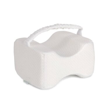 Kojas skirianti pagalvė miego metu, skirta naudoti tarp kojų, baltos spalvos Kojas skirianti pagalvė miego metu, skirta naudoti tarp kojų, baltos spalvos