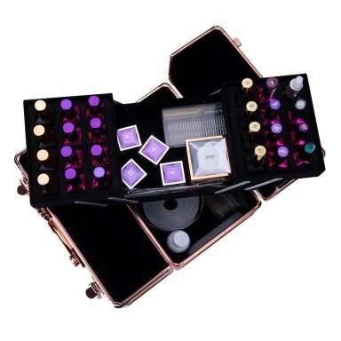Kosmetikos lagaminas M ROSE GOLD Kosmetikos lagaminas M ROSE GOLD