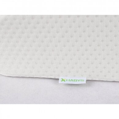 Kojas skirianti pagalvė miego metu, skirta naudoti tarp kojų, baltos spalvos 4