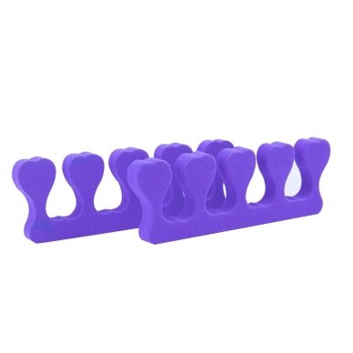 Kojų pirštų skirtukai pedikiūro procedūroms (1 pora) VIOLET 1 Kojų pirštų skirtukai pedikiūro procedūroms (1 pora) VIOLET 1