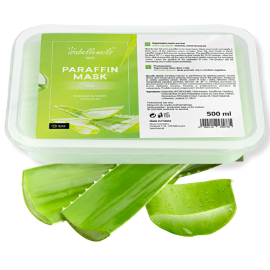 Kosmetinis parafinas rankų ir kojų procedūroms ALOE, 500 ml Kosmetinis parafinas rankų ir kojų procedūroms ALOE, 500 ml