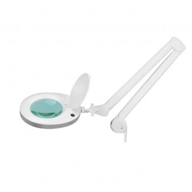 ELEGANTE RED LINE profesionali kosmetologinė LED lempa - lupa ELEGANTE 6025 60 SMD 5D (su stovu) 1 ELEGANTE RED LINE profesionali kosmetologinė LED lempa - lupa ELEGANTE 6025 60 SMD 5D (su stovu) 1
