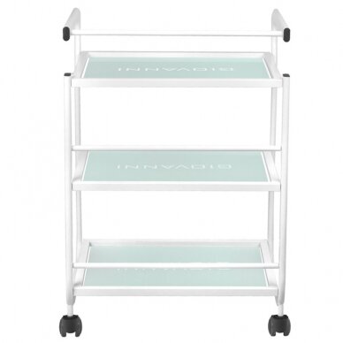 GIOVANNI CLASSIC TYP 1013 profesionalus kosmetologinis vežimėlis, baltos spalvos 4 GIOVANNI CLASSIC TYP 1013 profesionalus kosmetologinis vežimėlis, baltos spalvos 4