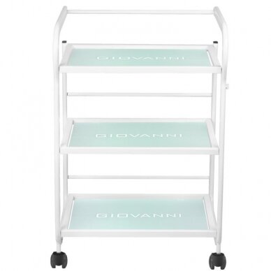 GIOVANNI CLASSIC TYP 1013 profesionalus kosmetologinis vežimėlis, baltos spalvos 5 GIOVANNI CLASSIC TYP 1013 profesionalus kosmetologinis vežimėlis, baltos spalvos 5