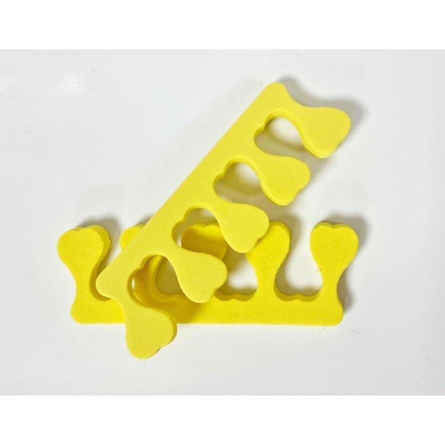Kojų pirštų skirtukai pedikiūro procedūroms (5 poros) YELLOW 1 Kojų pirštų skirtukai pedikiūro procedūroms (5 poros) YELLOW 1
