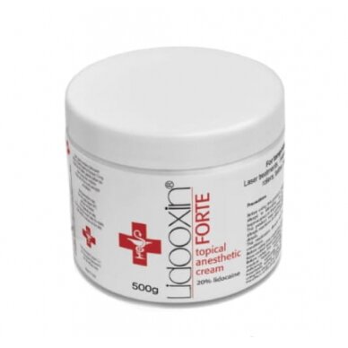 Kremas anestetikas LIDOXIN FORTE Lidocaine 20 % 500 g. Kremas anestetikas LIDOXIN FORTE Lidocaine 20 % 500 g.