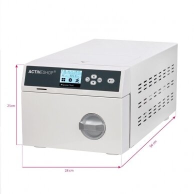 LAFOMED LFSS03AA LCD 3 L KL. autoklavas (medicininė B klasė) 13 LAFOMED LFSS03AA LCD 3 L KL. autoklavas (medicininė B klasė) 13