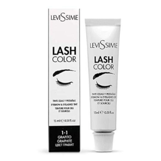 LEVISSIME blakstienų ir antakių dažai GRAPHITE, 15 ml