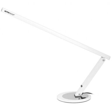 Profesionali stalinė lempa manikiūro darbams SLIM LED, baltos spalvos Profesionali stalinė lempa manikiūro darbams SLIM LED, baltos spalvos