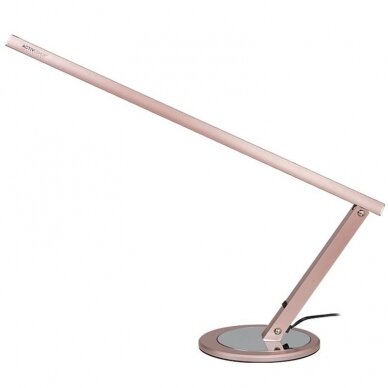 Profesionali stalinė lempa manikiūro darbams SLIM LED, rožinio aukso spalvos Profesionali stalinė lempa manikiūro darbams SLIM LED, rožinio aukso spalvos