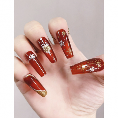 Lipdukai nagams CHRISTMAS SNOWFLAKE 2 Lipdukai nagams CHRISTMAS SNOWFLAKE 2