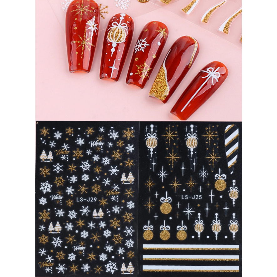 Lipdukai nagams CHRISTMAS SNOWFLAKE Lipdukai nagams CHRISTMAS SNOWFLAKE
