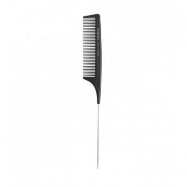 LUSSONI PTC 300 PIN TAIL COMB profesionalios kirpėjo šukos su metaliniu koteliu LUSSONI PTC 300 PIN TAIL COMB profesionalios kirpėjo šukos su metaliniu koteliu