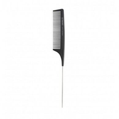 LUSSONI PTC 300 PIN TAIL COMB profesionalios kirpėjo šukos su metaliniu koteliu LUSSONI PTC 300 PIN TAIL COMB profesionalios kirpėjo šukos su metaliniu koteliu