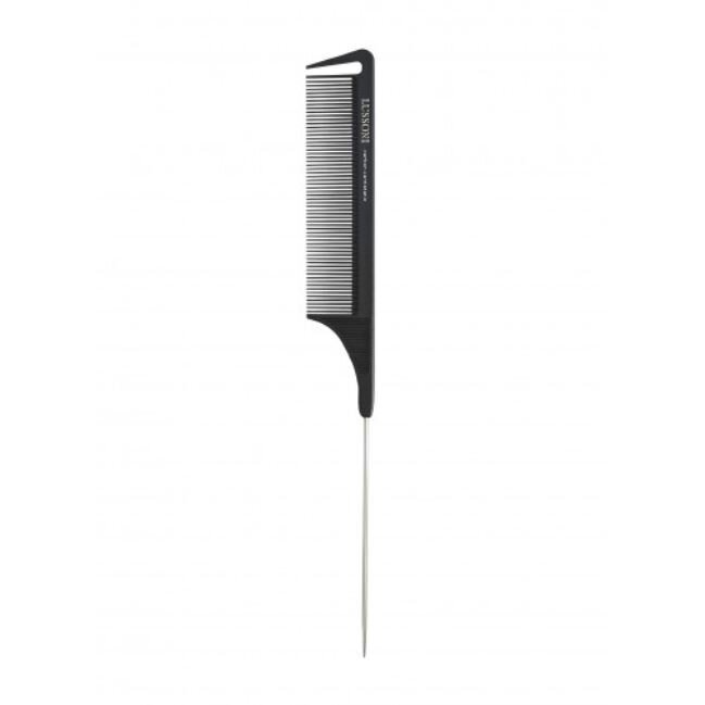 LUSSONI PTC 306 PIN TAIL COMB profesionalios kirpėjo šukos su metaliuniu antgaliu LUSSONI PTC 306 PIN TAIL COMB profesionalios kirpėjo šukos su metaliuniu antgaliu