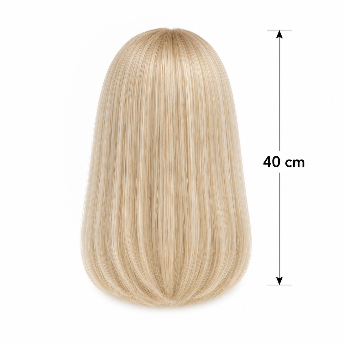 Manekeno galva su 100% natūraliais plaukais JESSICA, ilgis 40 cm 10
