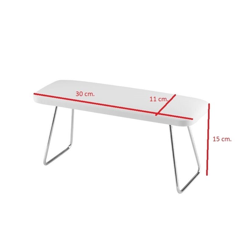 Manikiūro porankis, baltas 4M 1 Manikiūro porankis, baltas 4M 1