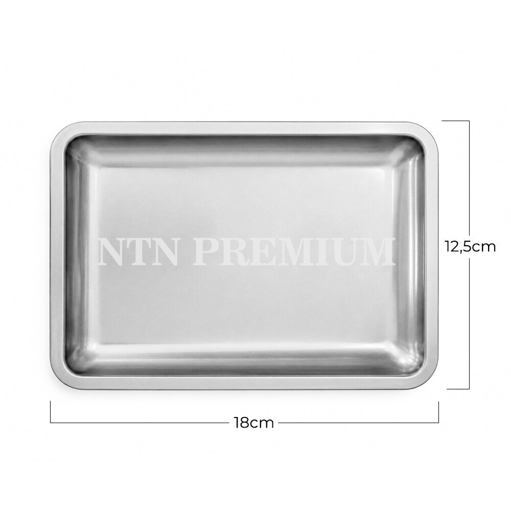 Metalinis stačiakampis indas procedūroms ir įrankiams susidėti NTN PREMIUM 2 Metalinis stačiakampis indas procedūroms ir įrankiams susidėti NTN PREMIUM 2