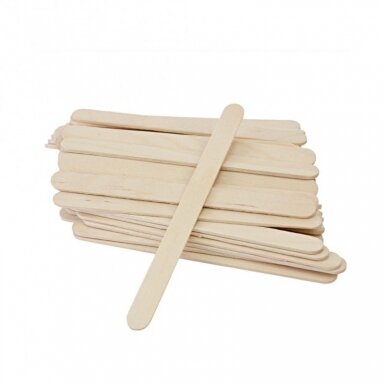Medinės mentelės depiliacijai 100 vnt. WOOD SMALL Medinės mentelės depiliacijai 100 vnt. WOOD SMALL