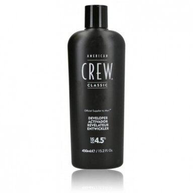 AMERICAN CREW Precision Blend developer oxidant 4.5% (15 vol.) oksidacinė emulsija, 450 ml. AMERICAN CREW Precision Blend developer oxidant 4.5% (15 vol.) oksidacinė emulsija, 450 ml.