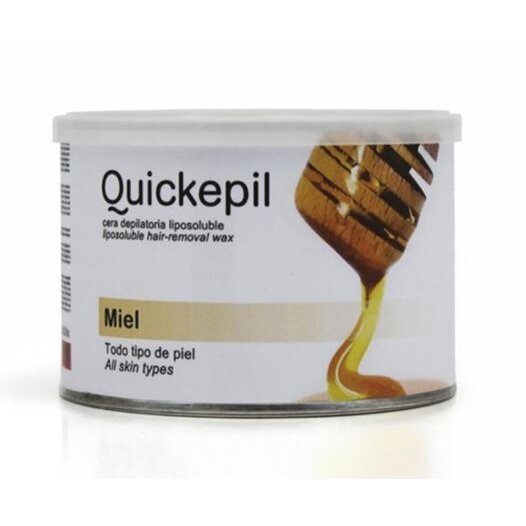 QUICKEPIL medaus vaškas depiliacijai skardinėje, 400 ml QUICKEPIL medaus vaškas depiliacijai skardinėje, 400 ml