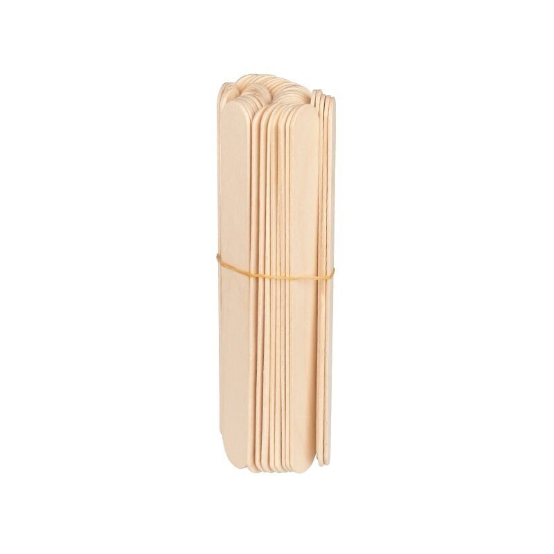 Medinės mentelės depiliacijai 15*18 cm, 50 vnt. Medinės mentelės depiliacijai 15*18 cm, 50 vnt.