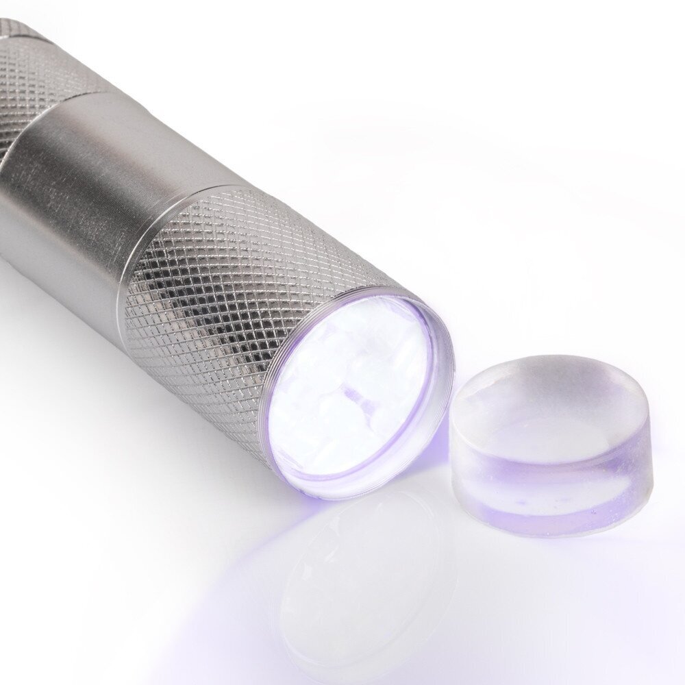 Mini LED/UV nagų lempa su silikoniniu štampuku, 9 W 1 Mini LED/UV nagų lempa su silikoniniu štampuku, 9 W 1