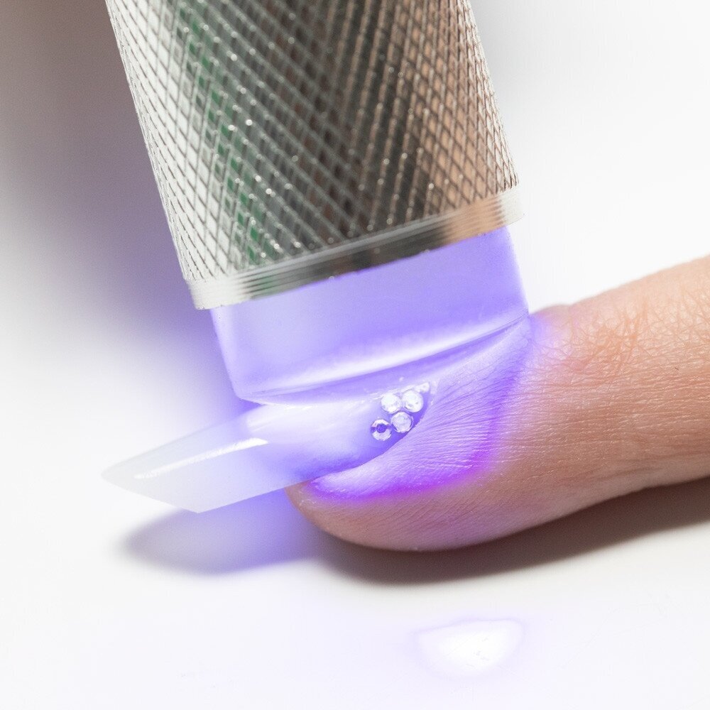 Mini LED/UV nagų lempa su silikoniniu štampuku, 9 W 6 Mini LED/UV nagų lempa su silikoniniu štampuku, 9 W 6