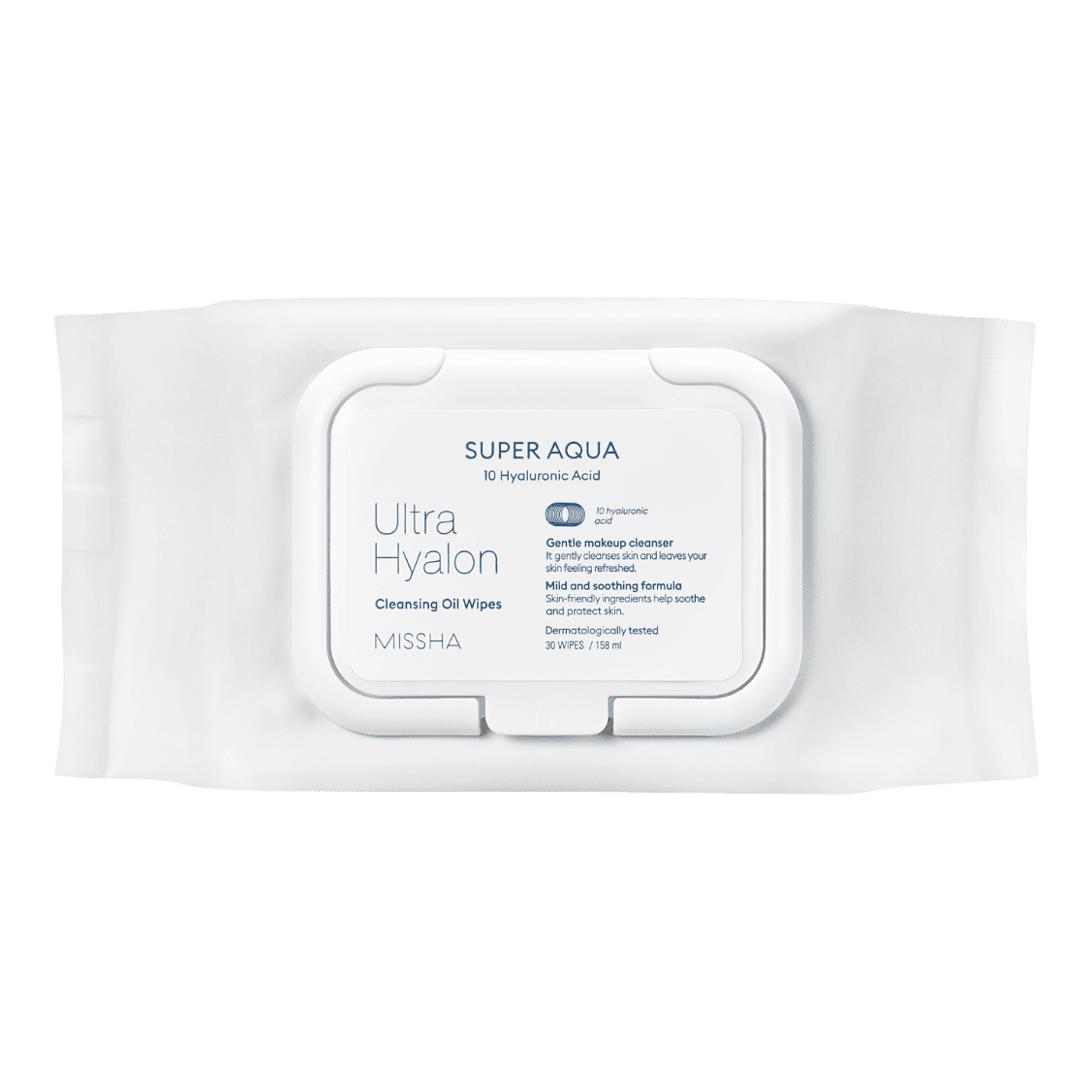 MISSHA SUPER AQUA valomosios servetėlės su aliejais ir hialurono rūgštimi, 30 vnt. MISSHA SUPER AQUA valomosios servetėlės su aliejais ir hialurono rūgštimi, 30 vnt.