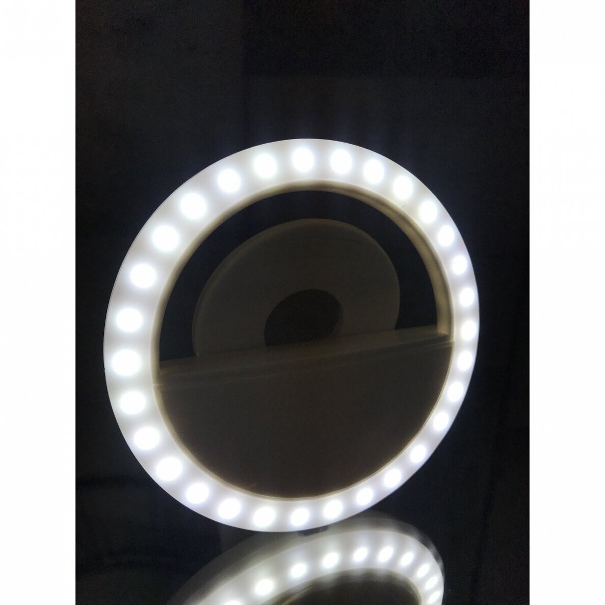 Mini LED apšvietimo lempa telefonui, baltos spalvos 8 Mini LED apšvietimo lempa telefonui, baltos spalvos 8