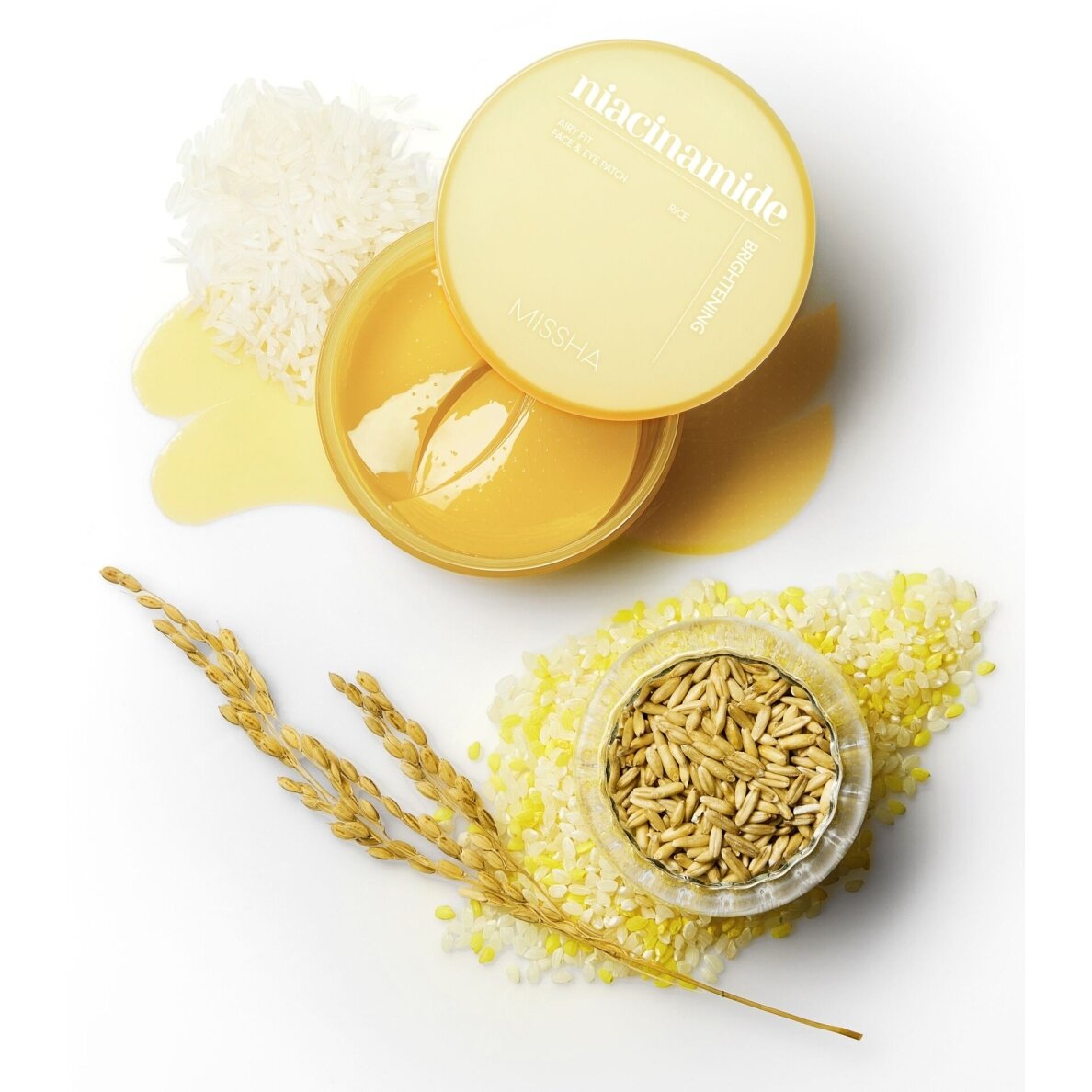 MISSHA AIRY FIT NIACINAMIDE šviesinamieji veido ir paakių padeliai, 60 vnt. 2 MISSHA AIRY FIT NIACINAMIDE šviesinamieji veido ir paakių padeliai, 60 vnt. 2