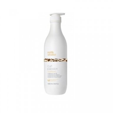 MILK SHAKE CURL PASSION kondicionierius garbanotiems plaukams su organiniu Amazonės miškų aliejumi, 1000 ml. MILK SHAKE CURL PASSION kondicionierius garbanotiems plaukams su organiniu Amazonės miškų aliejumi, 1000 ml.