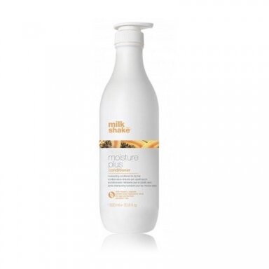 MILK SHAKE MOISTURE PLUS CONDITIONER drėkinamasis kondicionierius sausiems plaukams, 1000 ml. MILK SHAKE MOISTURE PLUS CONDITIONER drėkinamasis kondicionierius sausiems plaukams, 1000 ml.