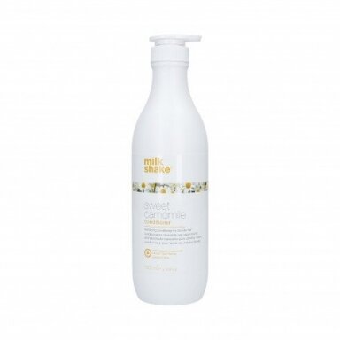 MILK SHAKE SWEET CAMOMILE atkuriantis kondicionierius su ramunėlių ekstraktu, 1000 ml. MILK SHAKE SWEET CAMOMILE atkuriantis kondicionierius su ramunėlių ekstraktu, 1000 ml.