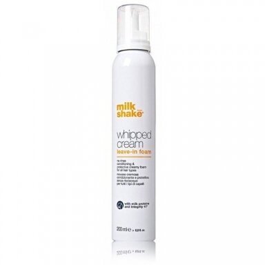 MILK SHAKE WHIPPED CREAM kondicionuojančios putos plaukų struktūrai, 200ml MILK SHAKE WHIPPED CREAM kondicionuojančios putos plaukų struktūrai, 200ml