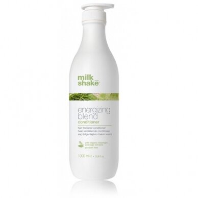 MILK SHAKE ENERGIZING BLEND CONDITIONER stipriai plonus plaukus atgaivinantis su eukalipto ekstraktais, 1000 ml MILK SHAKE ENERGIZING BLEND CONDITIONER stipriai plonus plaukus atgaivinantis su eukalipto ekstraktais, 1000 ml