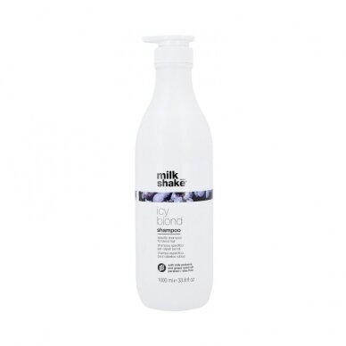 MILK SHAKE ICY BLOND Šampūnas šviesiems plaukams, 1000 ml. MILK SHAKE ICY BLOND Šampūnas šviesiems plaukams, 1000 ml.