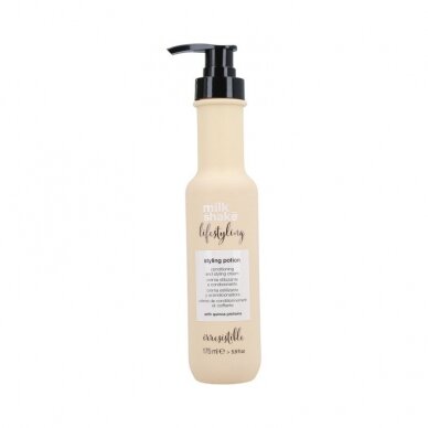 MILK SHAKE LIFESTYLING STYLING POTION maitinamasis plaukų kremas, 175 ml. MILK SHAKE LIFESTYLING STYLING POTION maitinamasis plaukų kremas, 175 ml.