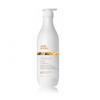 MILK SHAKE MOISTURE PLUS CONDITIONER drėkinamasis kondicionierius sausiems plaukams, 1000 ml. MILK SHAKE MOISTURE PLUS CONDITIONER drėkinamasis kondicionierius sausiems plaukams, 1000 ml.