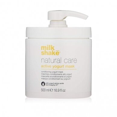 MILK SHAKE NATURAL CARE jogurto kaukė natūraliems ar dažytiems plaukams, 500 ml MILK SHAKE NATURAL CARE jogurto kaukė natūraliems ar dažytiems plaukams, 500 ml
